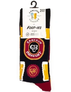 Foot-ies Carlton Draught Socks 2 Pack In Multi -Coats Sales Store 928580950 3 720x928