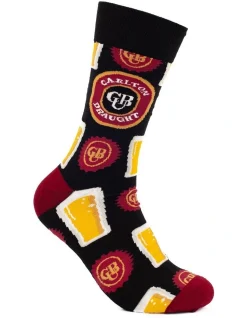 Foot-ies Carlton Draught Socks 2 Pack In Multi -Coats Sales Store 928580950 6 720x928