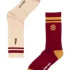 Foot-ies Carlton Draught Sneaker Socks 2 Pack In Cream/Maroon -Coats Sales Store 928581040 1 720x928
