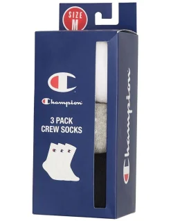 Champion 3 Pack Logo Crew Socks In Multi 6 Champion 3 Pack Logo Crew Socks In Multi -Coats Sales Store 928803790 2 720x928