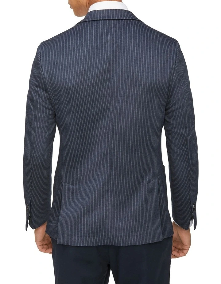 Calvin Klein Stripe Knit Blazer In Navy 5 Calvin Klein Stripe Knit Blazer In Navy - Image 3
