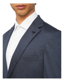 Calvin Klein Stripe Knit Blazer In Navy 9 Calvin Klein Stripe Knit Blazer In Navy -Coats Sales Store 928885600 4 720x928