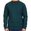 Bucks Casual Todd Crew Neck In Deep Green -Coats Sales Store 929268820 1 720x928