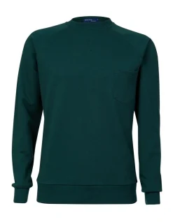 Bucks Casual Todd Crew Neck In Deep Green -Coats Sales Store 929268820 4 720x928