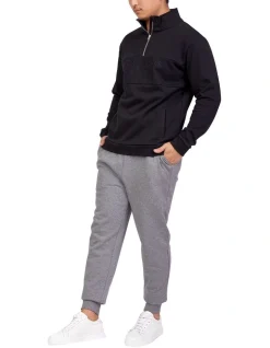 Bucks Casual Todd Half Zip In Black -Coats Sales Store 929269270 3 720x928