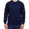 Henry Sartorial Cashmere Crew Neck Knit In Navy 1 Henry Sartorial Cashmere Crew Neck Knit In Navy -Coats Sales Store 929270260 1 720x928
