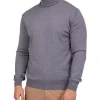 Henry Sartorial Merino Roll Neck In Grey 1 Henry Sartorial Merino Roll Neck In Grey -Coats Sales Store 929270800 1 720x928
