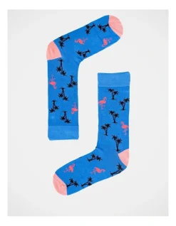 Reserve 3 Pack Bamboo Fashion Socks Flamingo's In Black -Coats Sales Store 929319310 3 1 720x928