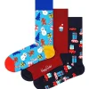 Happy Socks Decoration Time Socks Gift Box 3 Pack In Multi -Coats Sales Store 929376010 1 720x928