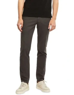 Tommy Hilfiger Bleecker Honeycomb Pant In Dark Ash