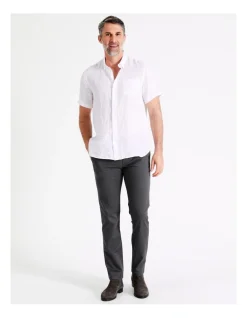 Tommy Hilfiger 1985 Denton Straight Chino In Dark Grey