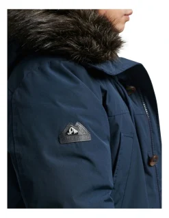 Superdry New Rookie Down Parka In Dark Navy -Coats Sales Store 929533060 4 720x928