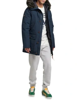 Superdry New Rookie Down Parka In Dark Navy -Coats Sales Store 929533060 5 720x928