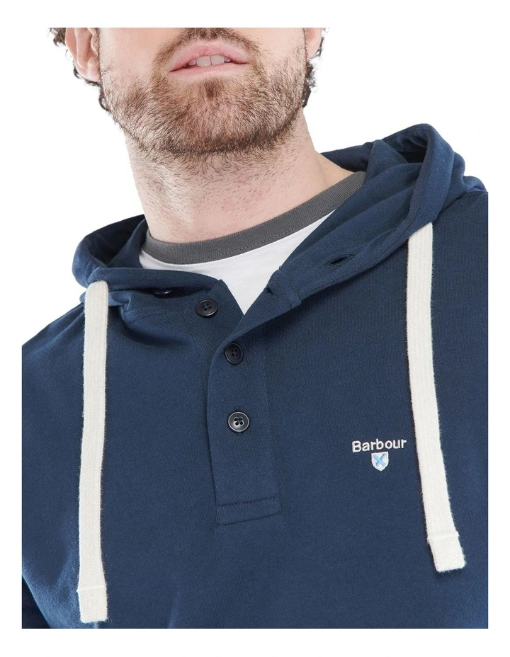 Barbour Hetton Hoodie In Navy 3 Barbour Hetton Hoodie In Navy