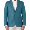 Dom Bagnato Danielle Tailored Fit Sports Jacket In Teal