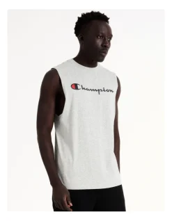 Champion Script Sport Singlet In Oxford Heather -Coats Sales Store 931074220 4 720x928