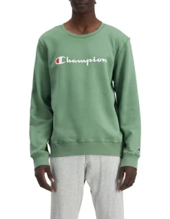 Champion Script Crew Green -Coats Sales Store 931074580 3 720x928