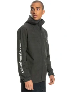 Quiksilver The Endurancey Zip Up Hoodie In Phantom -Coats Sales Store 933699970 3 720x928