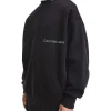 Calvin Klein Jeans Off Placed Institutional Cotton Fleece Sweatshirt In Black 2 Calvin Klein Jeans Off Placed Institutional Cotton Fleece Sweatshirt In Black -Coats Sales Store 934269310 1 720x928