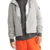 Calvin Klein Jeans Padded Hooded Harrington Jacket In Grey -Coats Sales Store 934271200 1 720x928