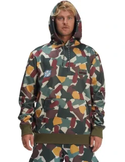 Star Wars X DC Shoes Snowstar Technical Hoodie In Green