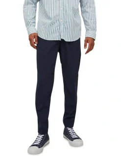 Jack & Jones Ace Marlo Pants In Navy Blazer