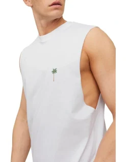 Jack & Jones Holitropical Tank Top In Bright White -Coats Sales Store 937051660 3 720x928
