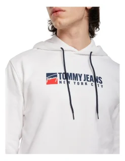 Tommy Jeans Athletics Hoodie In White -Coats Sales Store 937305640 4 720x928