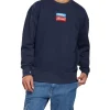 Tommy Jeans Tommy Crew Sweat Top In Navy -Coats Sales Store 937306630 1 720x928
