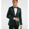 Yd. Luciano Velvet Blazer In Green 1 Yd. Luciano Velvet Blazer In Green -Coats Sales Store 937785430 1 720x928