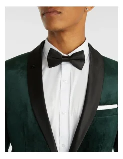 Yd. Luciano Velvet Blazer In Green -Coats Sales Store 937785430 3 720x928