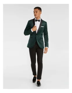 Yd. Luciano Velvet Blazer In Green -Coats Sales Store 937785430 5 720x928