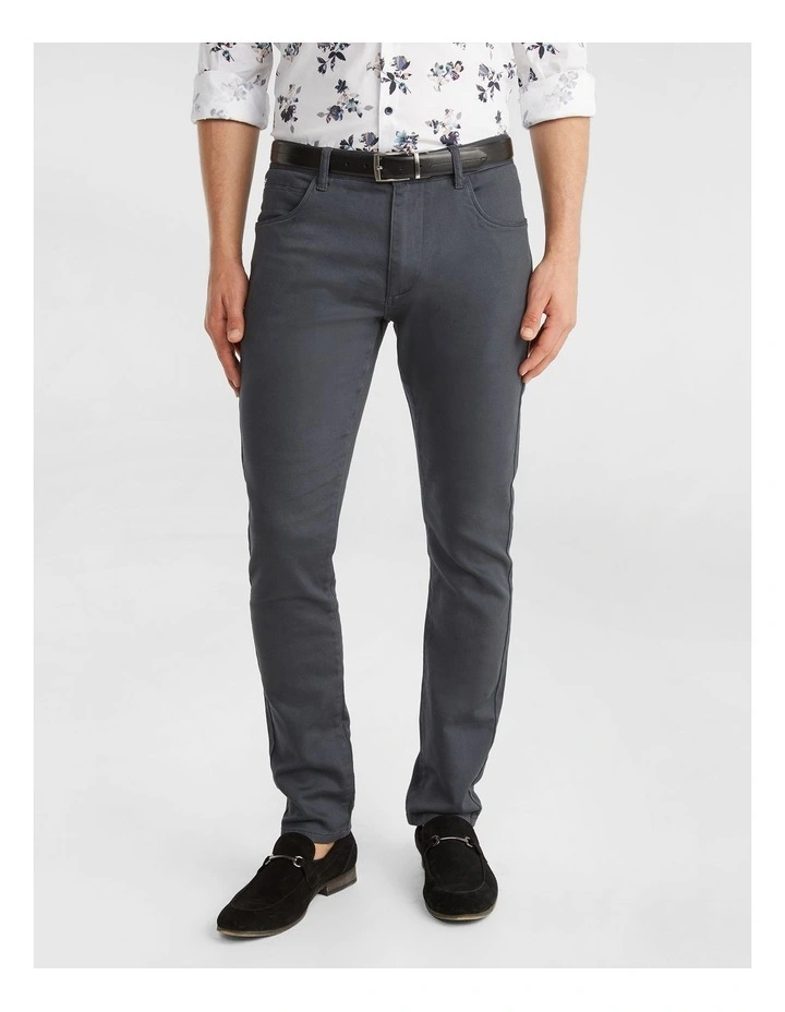 Yd. Nicol Skinny Chinos In Charcoal 3 Yd. Nicol Skinny Chinos In Charcoal
