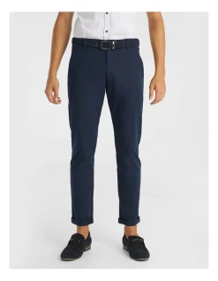 Yd. Danny Super Stretch Slim Chinos In Petrol