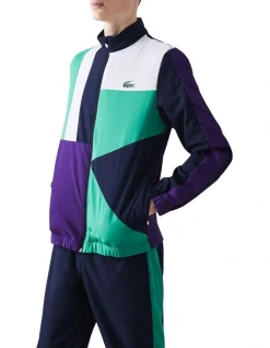 Lacoste Team Leader Poly Tracksuit Navy/Green