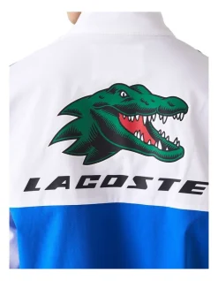 Lacoste Team Leader Poly Tracksuit In White/Black -Coats Sales Store 937862830 4 720x928