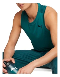 Puma Fit Tank In Green