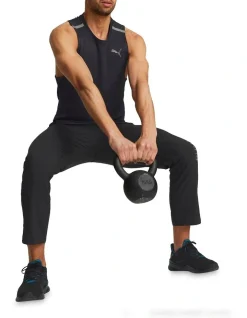 Puma Train Jacquard Tank In Black -Coats Sales Store 938518750 3 720x928