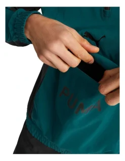 Puma Fit Woven 1/2 Zip In Green -Coats Sales Store 938519650 5 720x928