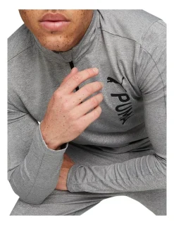 Puma Fit Polyspan 1/2 Zip In Grey -Coats Sales Store 938520010 5 720x928
