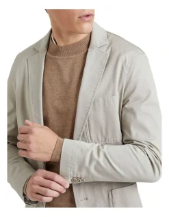 Oxford Daniel Cotton Stretch Casual Jacket In Beige -Coats Sales Store 938932750 4 720x928