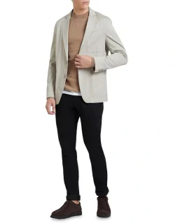 Oxford Daniel Cotton Stretch Casual Jacket In Beige -Coats Sales Store 938932750 5 720x928