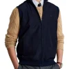 Polo Ralph Lauren Hybrid Sweater Vest In Navy -Coats Sales Store 939157120 1 720x928