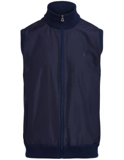 Polo Ralph Lauren Hybrid Sweater Vest In Navy -Coats Sales Store 939157120 4 720x928
