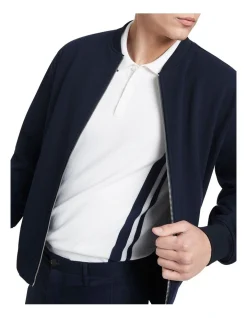 Marcs Bodie Bomber Jacket In Navy -Coats Sales Store 939601720 4 720x928