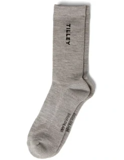 Tilley Merino Outdoor Sock In Grey Mix -Coats Sales Store 941537980 2 720x928