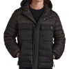Tilley 2 Tone Puffer Jacket In Black -Coats Sales Store 941539060 1 720x928