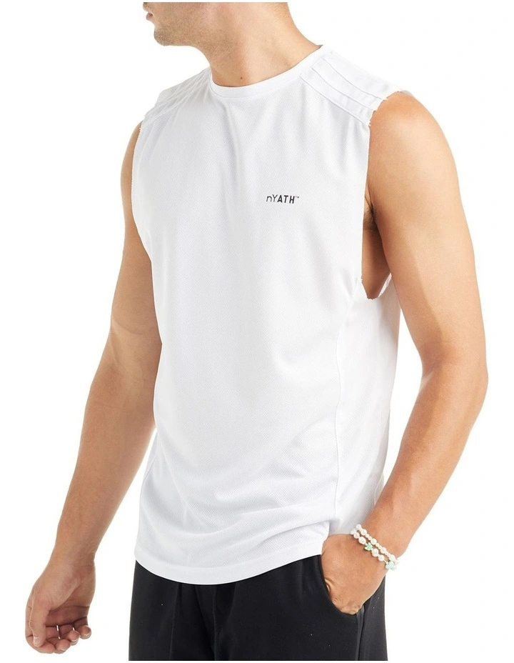 NYATH Conquest Tank In White 4 NYATH Conquest Tank In White - Image 2