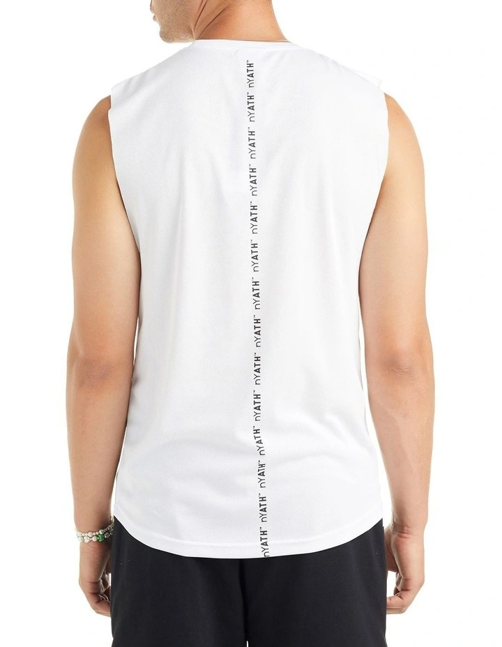 NYATH Conquest Tank In White 6 NYATH Conquest Tank In White - Image 4