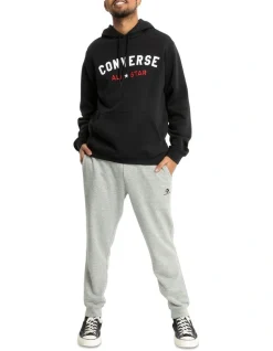 Converse Go-To Embroidered Star Chevron French Terry Sweatpant In Grey -Coats Sales Store 941910580 3 720x928